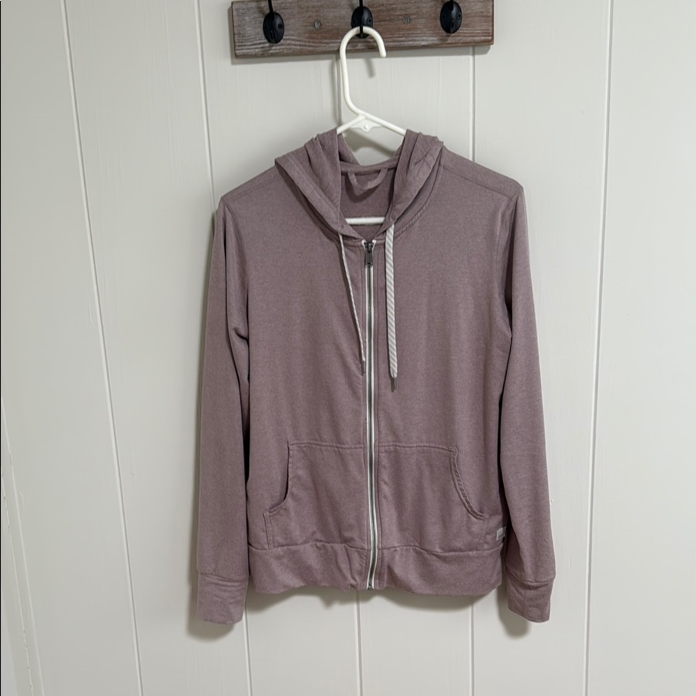Vuori Women's Mauve Zip-Up Hoodie